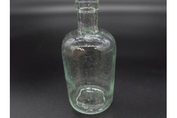 大正〜昭和初期　時代を重ねた味わいのあるボトル瓶5点セット(ガラスビン、ガラス瓶、硝子、薬瓶、花瓶、花入、花器)(R-076787)