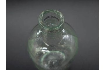 大正〜昭和初期　時代を重ねた味わいのあるボトル瓶5点セット(ガラスビン、ガラス瓶、硝子、薬瓶、花瓶、花入、花器)(R-076787)
