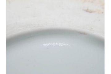 江戸期　染付　約38cm　1尺2寸　繊細な線描きが美しい深鉢(大鉢、和皿、和食器、一尺二寸)(R-076790)