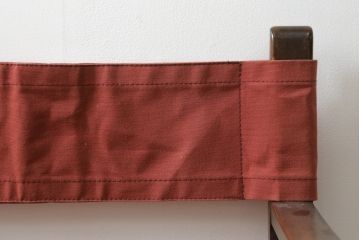 和製アンティーク　山葉(ヤマハ・日本楽器)　和モダンテイストにぴったり!上質なフォールディングチェア(文化椅子、折りたたみ式チェア、折り畳み、アームチェア、イス)(R-076798)