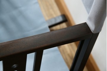 和製アンティーク　山葉(ヤマハ・日本楽器)　和モダンテイストな空間づくりにおすすめの折り畳み式ロッキングチェア　(R-076799)