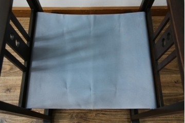 和製アンティーク　山葉(ヤマハ・日本楽器)　和モダンテイストな空間づくりにおすすめの折り畳み式ロッキングチェア　(R-076799)