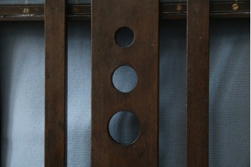 和製アンティーク　山葉(ヤマハ・日本楽器)　和モダンテイストな空間づくりにおすすめの折り畳み式ロッキングチェア　(R-076799)