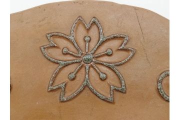戦前　陶器　レトロな雰囲気がどこか懐かしさを感じる郵便局看板(鏝絵、こてえ、レリーフ、ディスプレイ、郵便マーク)(R-076805)
