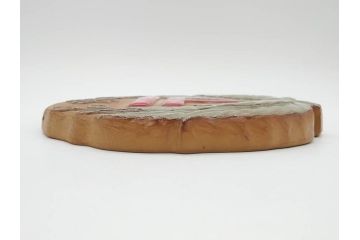 戦前　陶器　レトロな雰囲気がどこか懐かしさを感じる郵便局看板(鏝絵、こてえ、レリーフ、ディスプレイ、郵便マーク)(R-076805)