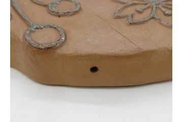 戦前　陶器　レトロな雰囲気がどこか懐かしさを感じる郵便局看板(鏝絵、こてえ、レリーフ、ディスプレイ、郵便マーク)(R-076805)