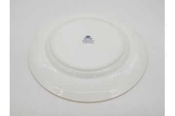 イギリス　EYNSLEY(エインズレイ)　オーチャードゴールド　約21cm　食卓を彩る華やかなプレート4枚セット(スティル・ライフ・フルーツ、洋食器、英国)(R-076814)
