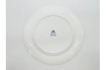 イギリス　EYNSLEY(エインズレイ)　オーチャードゴールド　約21cm　食卓を彩る華やかなプレート4枚セット(スティル・ライフ・フルーツ、洋食器、英国)(R-076814)
