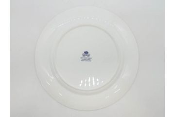 イギリス　EYNSLEY(エインズレイ)　オーチャードゴールド　約21cm　食卓を彩る華やかなプレート4枚セット(スティル・ライフ・フルーツ、洋食器、英国)(R-076814)