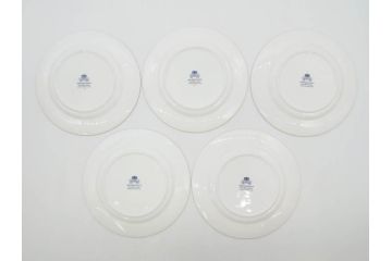 イギリス　EYNSLEY(エインズレイ)　オーチャードゴールド　約16cm　食卓を彩る華やかなプレート5枚セット(スティル・ライフ・フルーツ、洋食器、英国)(R-076815)