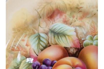 イギリス　EYNSLEY(エインズレイ)　オーチャードゴールド　約16cm　食卓を彩る華やかなプレート5枚セット(スティル・ライフ・フルーツ、洋食器、英国)(R-076815)