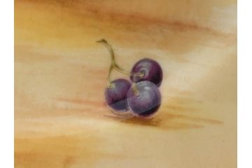 イギリス　EYNSLEY(エインズレイ)　オーチャードゴールド　約16cm　食卓を彩る華やかなプレート5枚セット(スティル・ライフ・フルーツ、洋食器、英国)(R-076815)