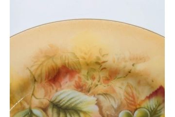 イギリス　EYNSLEY(エインズレイ)　オーチャードゴールド　約16cm　食卓を彩る華やかなプレート5枚セット(スティル・ライフ・フルーツ、洋食器、英国)(R-076815)