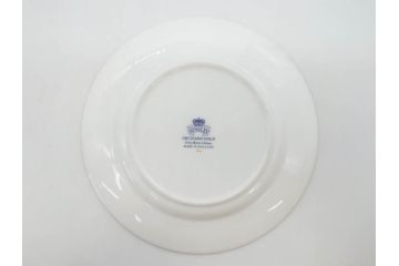 イギリス　EYNSLEY(エインズレイ)　オーチャードゴールド　約16cm　食卓を彩る華やかなプレート5枚セット(スティル・ライフ・フルーツ、洋食器、英国)(R-076815)