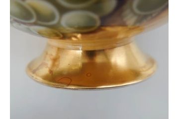 イギリス　EYNSLEY(エインズレイ)　オーチャードゴールド　食卓を彩る華やかなティーカップ&ソーサー5客セット(C&S、スティル・ライフ・フルーツ、洋食器、英国)(R-076816)