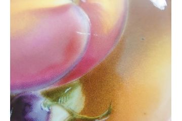 イギリス　EYNSLEY(エインズレイ)　オーチャードゴールド　食卓を彩る華やかなデミタスカップ&ソーサー6客セット(C&S、スティル・ライフ・フルーツ、洋食器、英国)(R-076817)