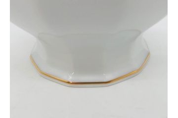 フランス　BERNARDAUD(ベルナルド)　LIMOGES(リモージュ)　 気品あるデザインが目を惹くティーポット&シュガーポット&クリーマー3点セット(ミルクジャー、ミルクポット、ボンボン入れ、洋食器)(R-076818)