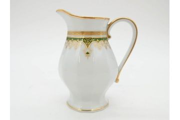 フランス　BERNARDAUD(ベルナルド)　LIMOGES(リモージュ)　 気品あるデザインが目を惹くティーポット&シュガーポット&クリーマー3点セット(ミルクジャー、ミルクポット、ボンボン入れ、洋食器)(R-076818)