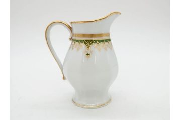 フランス　BERNARDAUD(ベルナルド)　LIMOGES(リモージュ)　 気品あるデザインが目を惹くティーポット&シュガーポット&クリーマー3点セット(ミルクジャー、ミルクポット、ボンボン入れ、洋食器)(R-076818)