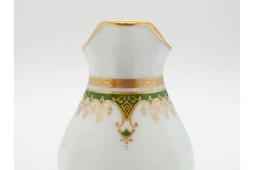 フランス　BERNARDAUD(ベルナルド)　LIMOGES(リモージュ)　 気品あるデザインが目を惹くティーポット&シュガーポット&クリーマー3点セット(ミルクジャー、ミルクポット、ボンボン入れ、洋食器)(R-076818)