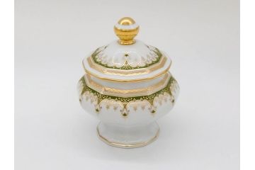 フランス　BERNARDAUD(ベルナルド)　LIMOGES(リモージュ)　 気品あるデザインが目を惹くティーポット&シュガーポット&クリーマー3点セット(ミルクジャー、ミルクポット、ボンボン入れ、洋食器)(R-076818)