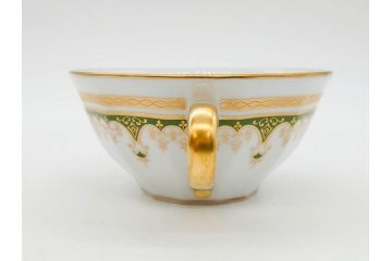 フランス　BERNARDAUD(ベルナルド)　LIMOGES(リモージュ)　気品あるデザインが魅力的なティーカップ&ソーサー8客セット(C&S、洋食器)(R-076821)
