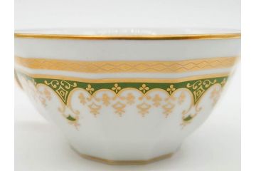 フランス　BERNARDAUD(ベルナルド)　LIMOGES(リモージュ)　気品あるデザインが魅力的なティーカップ&ソーサー8客セット(C&S、洋食器)(R-076821)