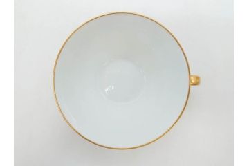 フランス　BERNARDAUD(ベルナルド)　LIMOGES(リモージュ)　気品あるデザインが魅力的なティーカップ&ソーサー8客セット(C&S、洋食器)(R-076821)