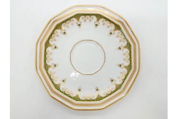 フランス　BERNARDAUD(ベルナルド)　LIMOGES(リモージュ)　気品あるデザインが魅力的なティーカップ&ソーサー8客セット(C&S、洋食器)(R-076821)