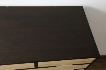 中古　老舗　桐屋田中　シンプルでモダンな佇まいが魅力的な加茂総桐箪笥(チェスト、総桐たんす、和タンス、衣装箪笥、収納箪笥、引き出し)(R-076827)