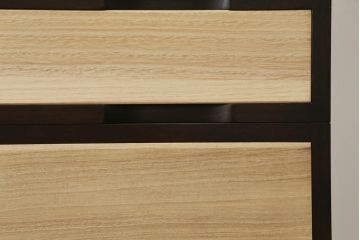 中古　老舗　桐屋田中　シンプルでモダンな佇まいが魅力的な加茂総桐箪笥(チェスト、総桐たんす、和タンス、衣装箪笥、収納箪笥、引き出し)(R-076827)