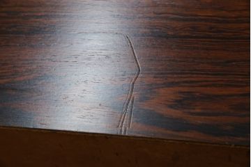 北欧ビンテージ　1950年〜60年頃!IKEAの創業当時のお品!!　スウェーデン　IKEA(イケア)　Erik Worts(エリック・ワーツ)デザイン　Ladoga(ラドガ)　ローズウッド材　北欧スタイルの空間づくりにおすすめのサイドボード(リビングボード、収納棚、戸棚、サイドキャビネット、ヴィンテージ)(R-076830)