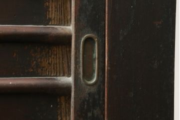 和製アンティーク　シックな雰囲気で重厚感のある京水屋箪笥サイドボード(水屋箪笥、収納棚、戸棚、サイドキャビネット、食器棚)(R-076836)