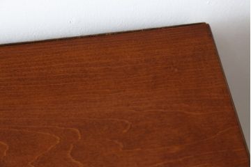 和製ビンテージ　国産　職人手作り　美しい彫刻入りのライティングビューロー(簿記机、ワークデスク、サイドチェスト、在宅用、在宅ワーク用、ヴィンテージ)(R-076845)