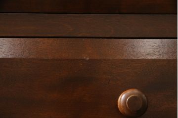 和製ビンテージ　松本民芸家具　引き出し12杯　和洋どちらにも馴染むシンプルで上品な佇まいのチェスト(整理タンス、洋服タンス、引き出し、ヴィンテージ)(R-076848)