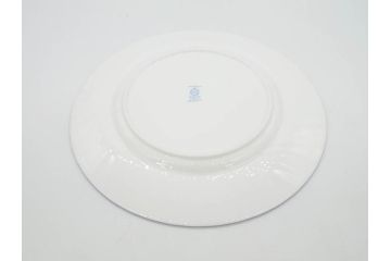 イギリス　MINTON(ミントン)　HADDON HALL(ハドンホール)　ブルー・グリーン　華やかな色彩が目を惹くコーヒーカップ&ソーサー5客&プレートセット(BONE CHINA、ボーンチャイナ、C&S、洋食器、英国)(R-076852)