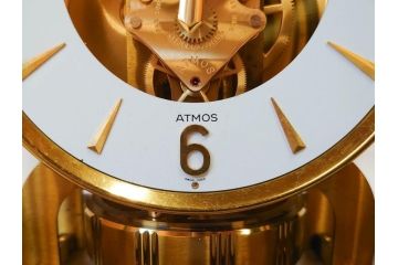 スイス　JAEGER-LECOULTRE(ジャガー・ルクルト)　ATMOS(アトモス)　METAL CALIBER 528-8　空気で動く!置時計(空気時計、ガス、半永久)(R-076853)