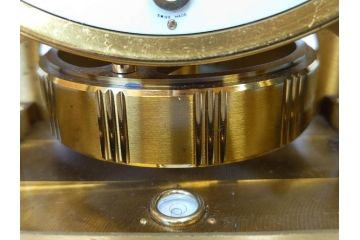 スイス　JAEGER-LECOULTRE(ジャガー・ルクルト)　ATMOS(アトモス)　METAL CALIBER 528-8　空気で動く!置時計(空気時計、ガス、半永久)(R-076853)