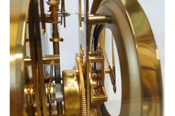 スイス　JAEGER-LECOULTRE(ジャガー・ルクルト)　ATMOS(アトモス)　METAL CALIBER 528-8　空気で動く!置時計(空気時計、ガス、半永久)(R-076853)
