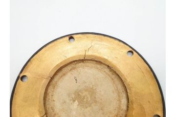上品な蝶花図が美しい小鼓(蒔絵、つづみ、鼓胴、革一組2枚、調緒、横調べ、縦調べ、小締、和楽器、打楽器、雅楽、能楽)(R-076854)