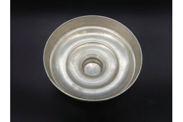 アンティーク雑貨　アルミ蓋　駄菓子屋さんにあるような昔懐かしいガラス瓶(菓子瓶、ガラスビン、硝子、キャニスター、フタ付き、小物入れ、ディスプレイ雑貨、古道具、店舗什器)(R-076857)