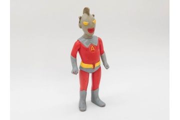 当時物　マルサン　怪傑透明ウルトラエース(ウルトラ怪獣シリーズ、ソフビ、フィギュア、人形、置物、1971)(R-076866)