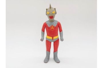 当時物　マルサン　怪傑透明ウルトラエース(ウルトラ怪獣シリーズ、ソフビ、フィギュア、人形、置物、1971)(R-076866)