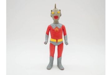 当時物　マルサン　怪傑透明ウルトラエース(ウルトラ怪獣シリーズ、ソフビ、フィギュア、人形、置物、1971)(R-076866)