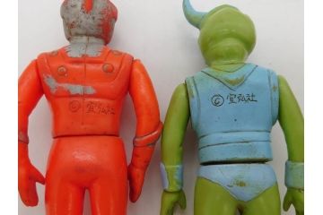 当時物　グレートマジンガー　ゴレンジャー　ロボコン　ウルトラマン　仮面ライダー　ジャッカー電撃隊　フランダースの犬　ソフビ25点セット(円谷プロ、ポピー、石森プロ、タツノコプロ、東映、フィギュア、人形、置物)(R-076867)