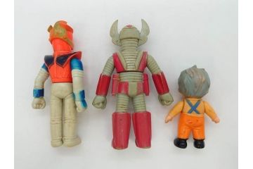 当時物　グレートマジンガー　ゴレンジャー　ロボコン　ウルトラマン　仮面ライダー　ジャッカー電撃隊　フランダースの犬　ソフビ25点セット(円谷プロ、ポピー、石森プロ、タツノコプロ、東映、フィギュア、人形、置物)(R-076867)