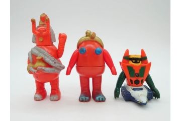 当時物　グレートマジンガー　ゴレンジャー　ロボコン　ウルトラマン　仮面ライダー　ジャッカー電撃隊　フランダースの犬　ソフビ25点セット(円谷プロ、ポピー、石森プロ、タツノコプロ、東映、フィギュア、人形、置物)(R-076867)