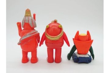 当時物　グレートマジンガー　ゴレンジャー　ロボコン　ウルトラマン　仮面ライダー　ジャッカー電撃隊　フランダースの犬　ソフビ25点セット(円谷プロ、ポピー、石森プロ、タツノコプロ、東映、フィギュア、人形、置物)(R-076867)