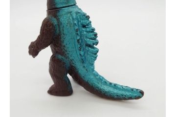 当時物　ゴジラ　チタノザウルス　キングギドラ　エレキング　ソフビ4点セット(東宝、円谷プロ、ウルトラマン、ブルマァク、怪獣、ソフビ、フィギュア、人形、置物)(R-076868)