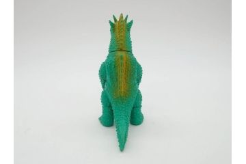 当時物　ゴジラ　チタノザウルス　キングギドラ　エレキング　ソフビ4点セット(東宝、円谷プロ、ウルトラマン、ブルマァク、怪獣、ソフビ、フィギュア、人形、置物)(R-076868)